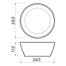 Салатник OMOIKIRI BW-01-OL керамика/OLIVE 4911410